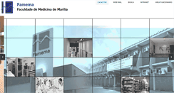 Desktop Screenshot of famema.br